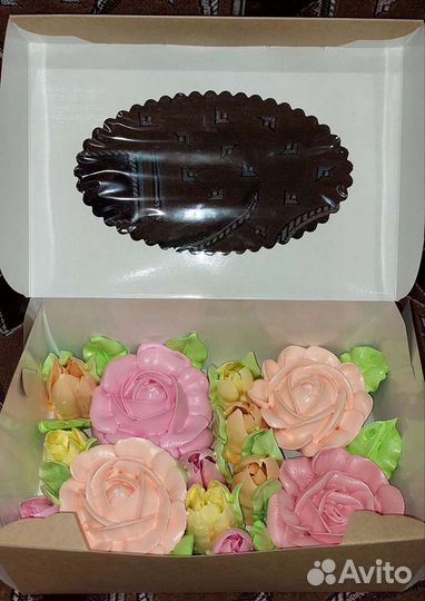 Зефир в коробке/Букеты из зефира