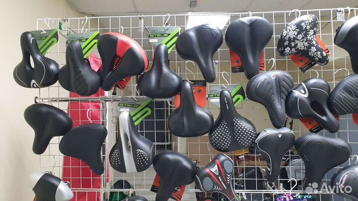 Седло для велосипеда stels мягкое