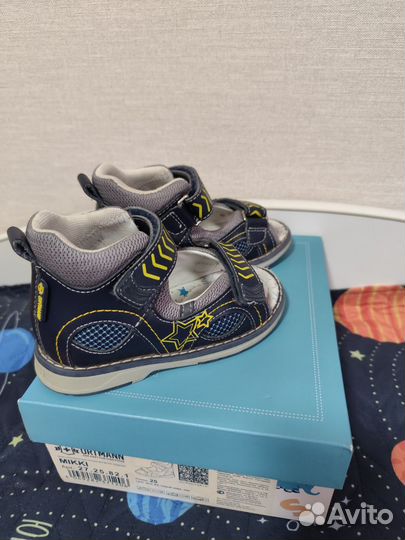 Сандалии для мальчика ортопедические 25 размер