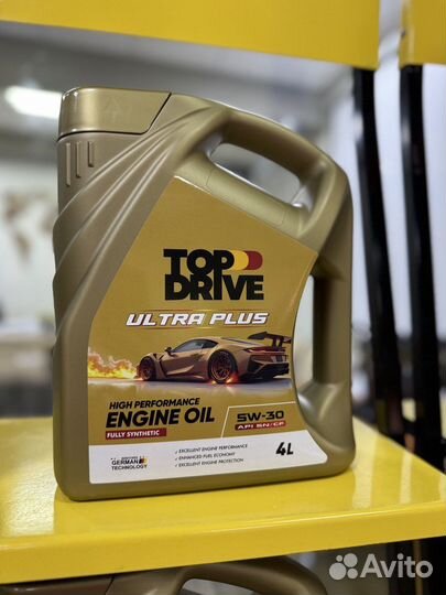 Масло Top Drive Engine oil ultra+ 5w30 4л синтетик
