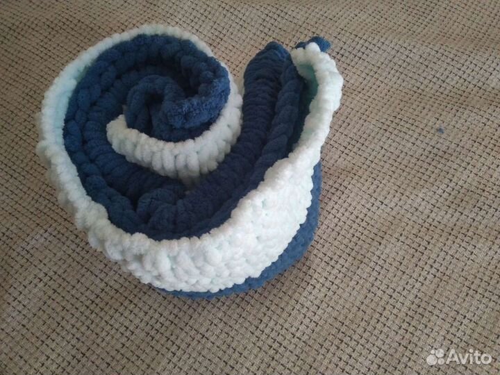 Детский вязаный плед, ручной работы