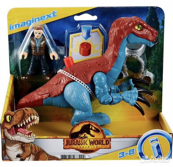 Новый набор imaginext Теризинозавр и Оуэн