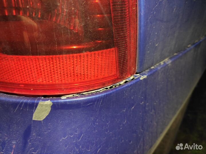 Задний бампер Opel Astra G седан/купе/кабриолет