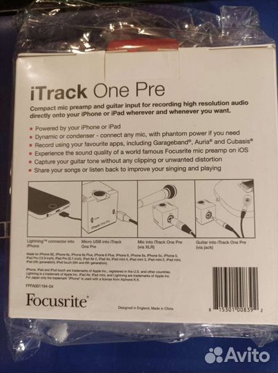 Аудиоинтерфейс звуковые карты для iPad iPhone