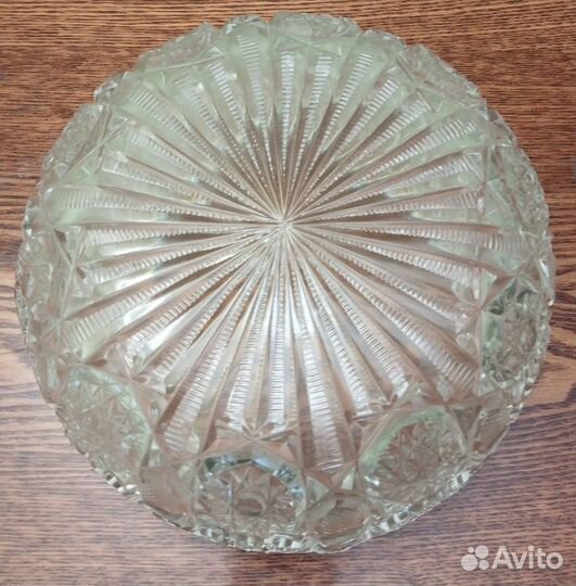 Хрустальный салатник СССР