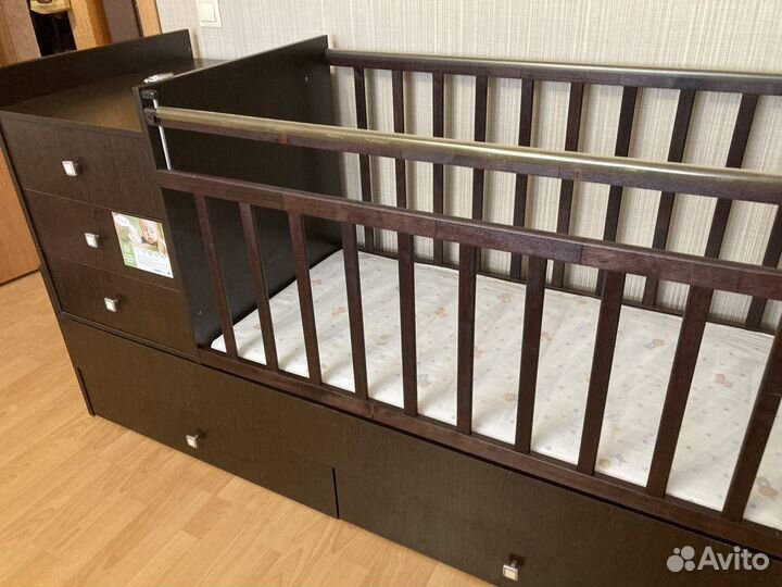 Кроватка Фея 1000(трансформер) не маятник