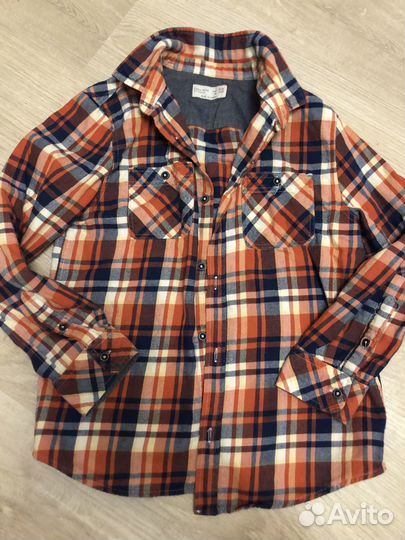 Рубашка фланель Zara 134