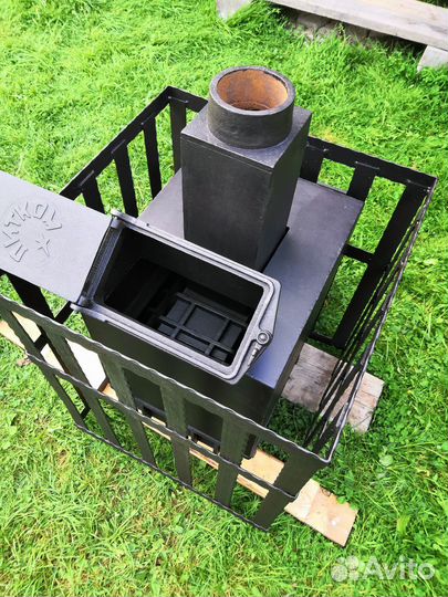 Печь дровяная для бани