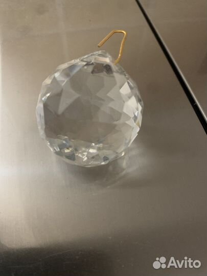 Стеклянные гранёные шары для бра, люстры и тп