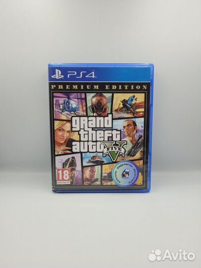 GTA 5 Premium Edition PS4 (б/у, рус.суб.)