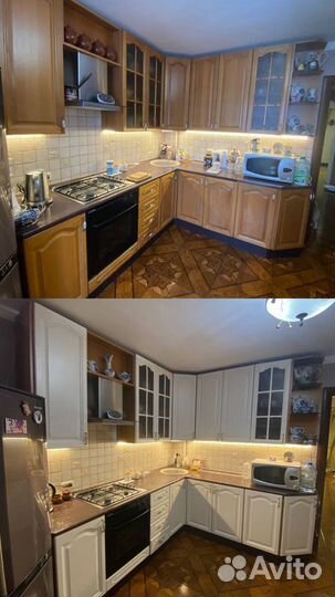 Реставрация Мебели, перекраска кухни, дверей