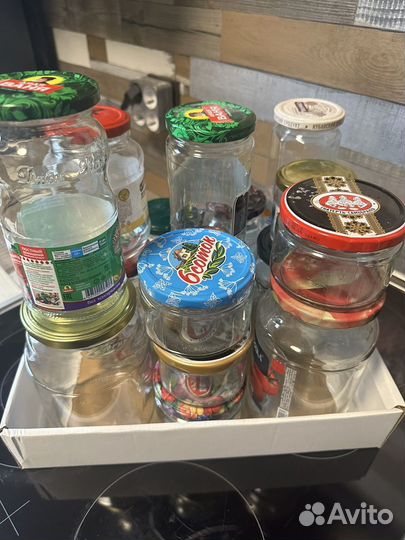 Банки стеклянные бу бесплатно