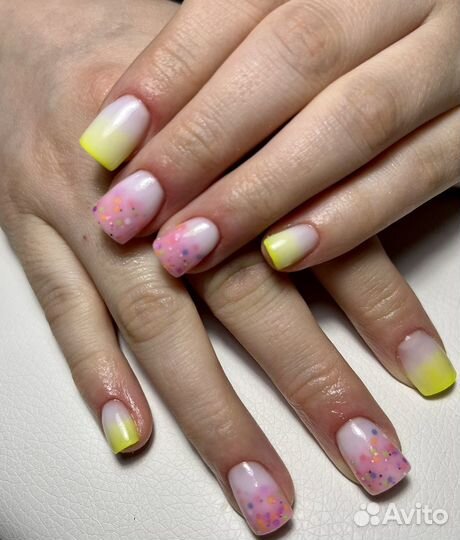 Маникюр, наращивание,укрепление ногтей, гель лак