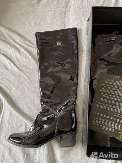 Сапоги кожа,женские ботфорты 39 размер