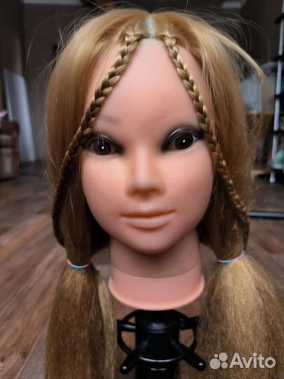 Голова манекен с волосами