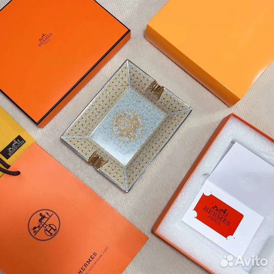 Hermes mosaique AU 24 пепельница монетница тарелка