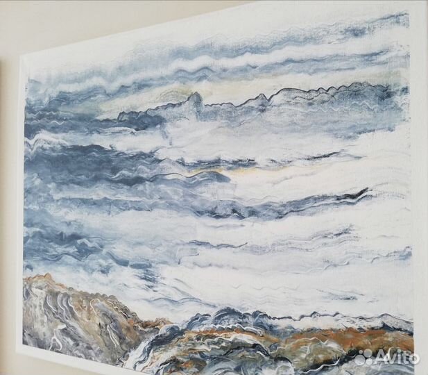 Картина абстракция интерьерная