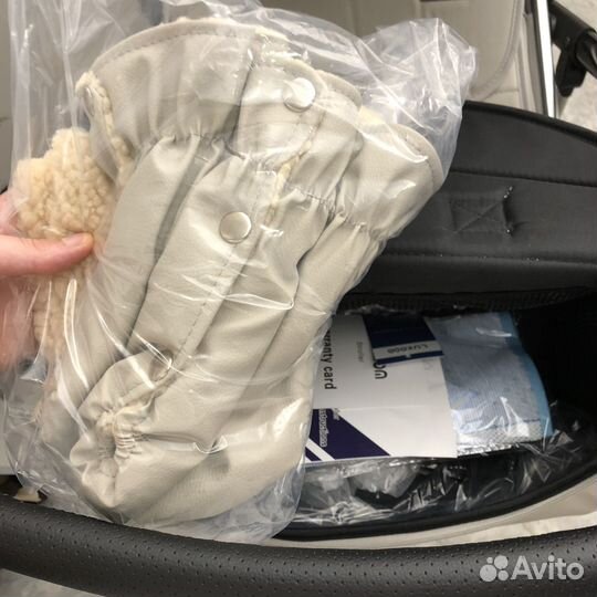 Коляска детская 2в1 Luxmom 608 эко-кожа