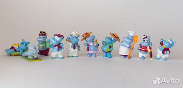 Киндер сюрприз Бегемоты пляжные Happy Hippos