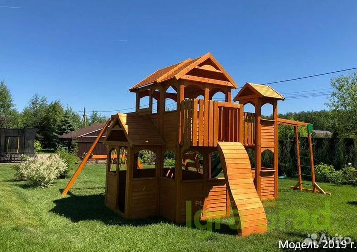 Игровая площадка уличная Клубный домик Макси