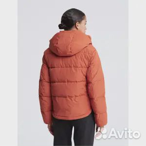 Куртка Calvin Klein Monogram Logo Short, оранжевый