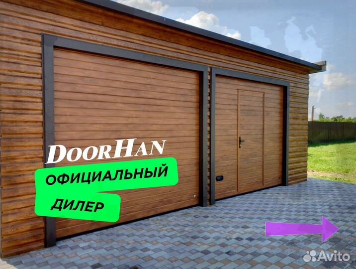 Автоматические секционные гаражные ворота