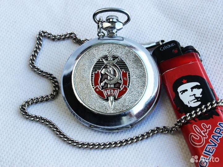 Карманные часы Молния мвд 40 лет во 1952-1992 СССР