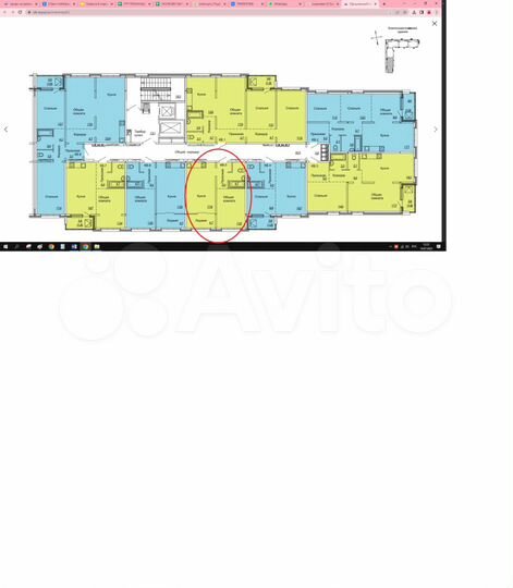 1-к. квартира, 44,5 м², 7/16 эт.