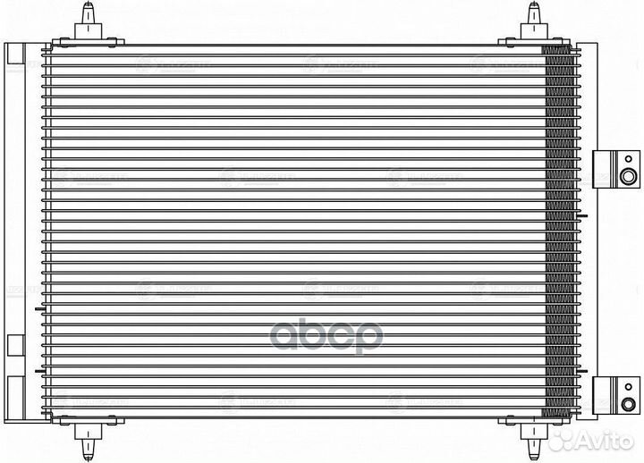 Радиатор кондиц. lrac 2007 luzar