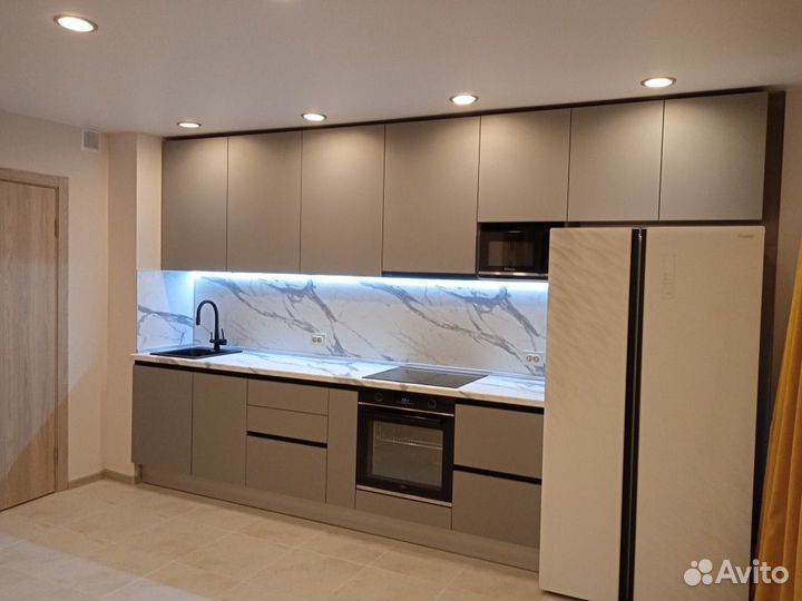 Серый кухонный модуль от производителя