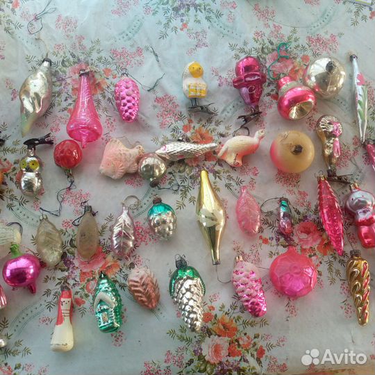 Елочные игрушки СССР
