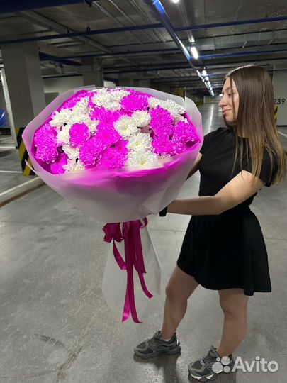 Букет-Гигант из Хризантем