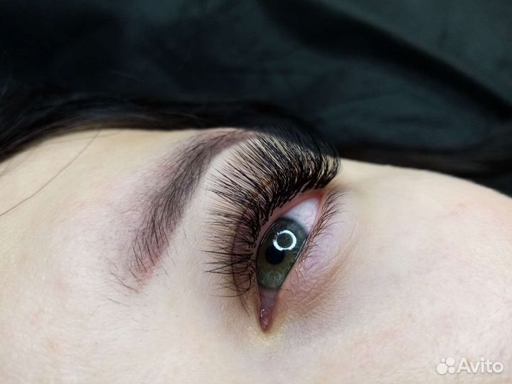 Наращивание ресниц на дому