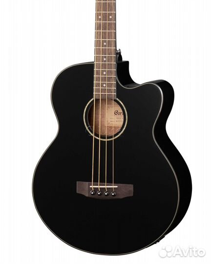 Электроакустическая бас-гитара Cort AB850F-BK-BAG