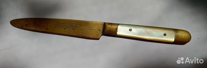 Нож для писем бумаги бронзовый империя. Редкость