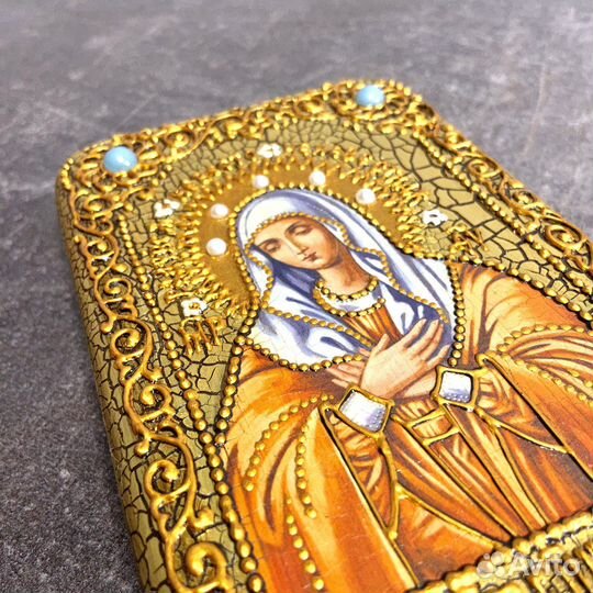 Умиление Божьей Матери икона в подарочном футляре