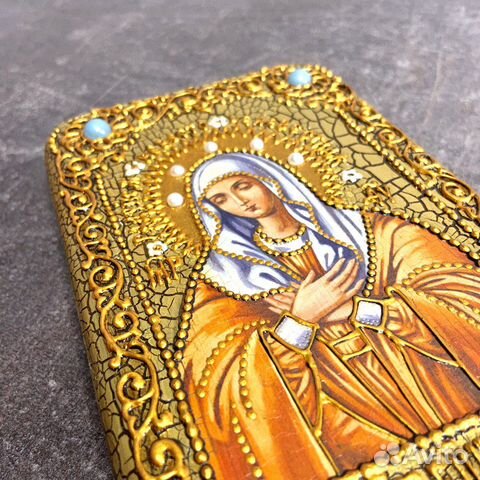 Умиление Божьей Матери икона в подарочном футляре