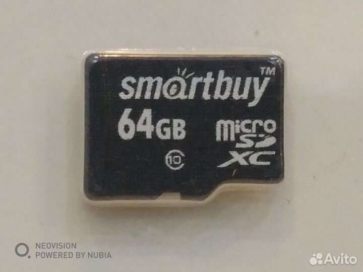 Карты памяти micro sdxc Smartbuy 64GB 10кл