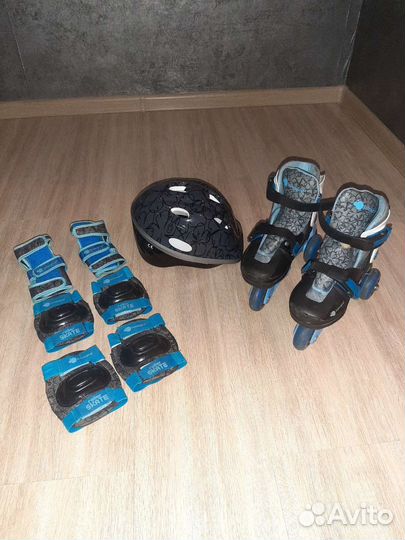 Роликовые коньки детские раздвижные