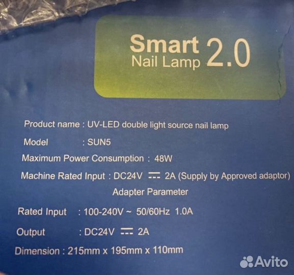 Лампа для ногтей LED/UV lamp