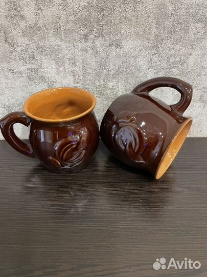 Горшок для запекания, бокалы