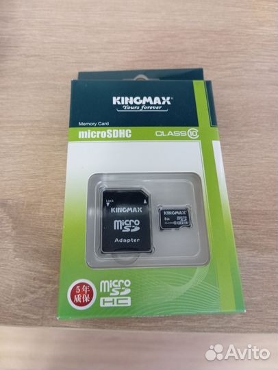 Карта памяти micro sd 8 гб новая