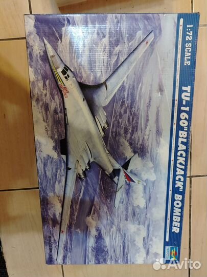 Модель самолёта ту 160 в 1:72