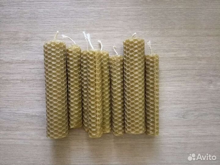 Свечи из вощины ручной работы