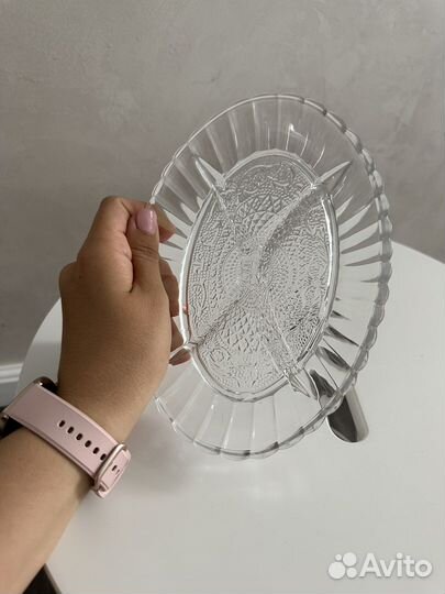 Хрустальная менажница