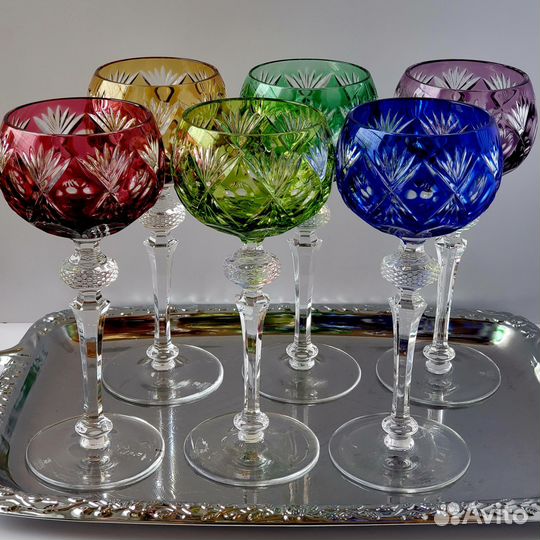 Хрустальные бокалы набор Германия винтаж