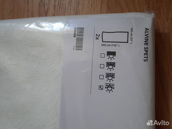 Тюль IKEA Alvine Spets 4 упаковки с доставкой
