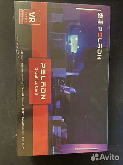 Новая запечатанная видеокарта rx580 8gb peladn