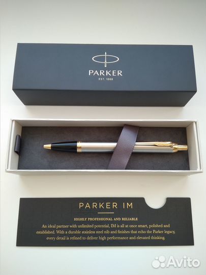Шариковая ручка Parker, карандаш Мельхиор