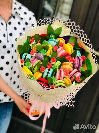 Букет из макарун